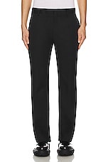 OFF-WHITE Drill Slim Zip Pant in Black, view 4, click to view large image.