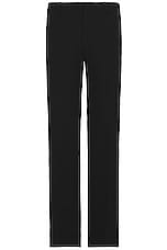 OFF-WHITE Zip Slim Pant in Black, view 1, click to view large image.