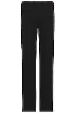 OFF-WHITE Zip Slim Pant in Black, view 2, click to view large image.