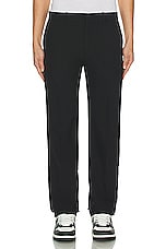 OFF-WHITE Zip Slim Pant in Black, view 5, click to view large image.