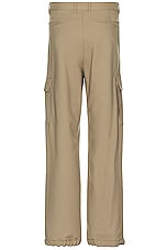 OFF-WHITE Drill Cargo Pant in Beige, view 2, click to view large image.