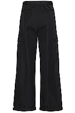 OFF-WHITE Emb Nylon Cargo Pant in Black, view 2, click to view large image.