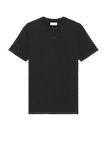 OFF-WHITE Super Moon Slim Short Sleeve Tee in Black, view 2, click to view large image.
