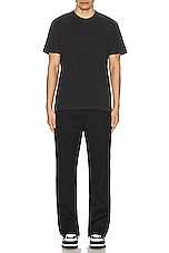 OFF-WHITE Super Moon Slim Short Sleeve Tee in Black, view 4, click to view large image.