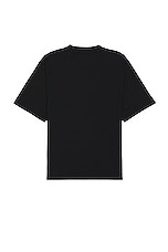 OFF-WHITE Off Stamp Skate Short Sleeve Tee in Black, view 2, click to view large image.