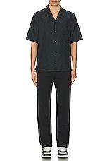 OFF-WHITE Holiday Shirt in Black, view 5, click to view large image.