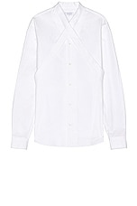 OFF-WHITE Collar Shirt in White, view 1, click to view large image.