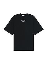 OFF-WHITE Bandana Skate T-shirt in Black & White, view 2, click to view large image.