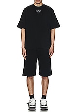 OFF-WHITE Bandana Skate T-shirt in Black & White, view 5, click to view large image.
