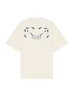 OFF-WHITE Bandana Half Arrow Over T-shirt in Angora White, view 1, click to view large image.