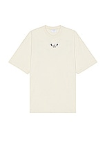 OFF-WHITE Bandana Half Arrow Over T-shirt in Angora White, view 2, click to view large image.