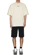 OFF-WHITE Bandana Half Arrow Over T-shirt in Angora White, view 5, click to view large image.