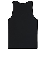 OFF-WHITE Stamp Tank Top in Black & White, view 2, click to view large image.