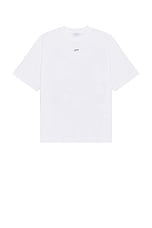 OFF-WHITE Dragon Arrow Skate T-Shirt in White, view 2, click to view large image.