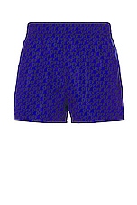 OFF-WHITE Swimshorts in Dark Blue, view 1, click to view large image.