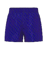 OFF-WHITE Swimshorts in Dark Blue, view 2, click to view large image.