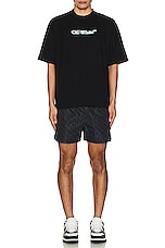 OFF-WHITE Swimshorts in Black, view 5, click to view large image.