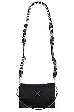 OFF-WHITE Soft Jitney 1.4 Bag in Black, view 1, click to view large image.