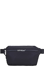 OFF-WHITE Outdoor Waistbag in Black, view 1, click to view large image.