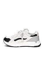 OFF-WHITE Runner B Sneaker in White & Black, view 5, click to view large image.