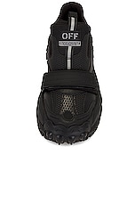 OFF-WHITE Glove Slip On Sneaker in Black, view 4, click to view large image.