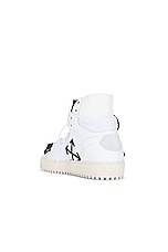 OFF-WHITE 3.0 Off Court Sneaker in White & Black, view 3, click to view large image.