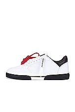 OFF-WHITE New Low Vulcanized Canvas in White & Black, view 5, click to view large image.