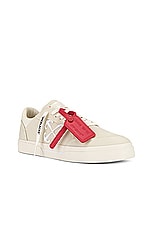 OFF-WHITE New Low Vulcanized Canvas in Angora & White, view 2, click to view large image.