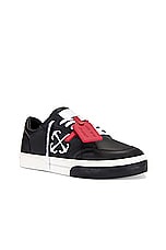 OFF-WHITE New Low Vulcanized in Black & White, view 2, click to view large image.