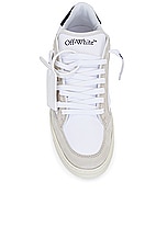 OFF-WHITE 5.0 Sneaker in White & Black, view 4, click to view large image.