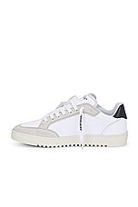 OFF-WHITE 5.0 Sneaker in White & Black, view 5, click to view large image.