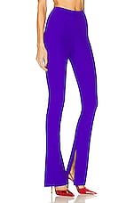OFF-WHITE Sleek Split Legging in Purple, view 2, click to view large image.