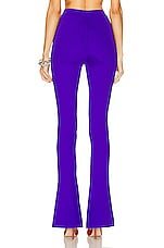 OFF-WHITE Sleek Split Legging in Purple, view 3, click to view large image.