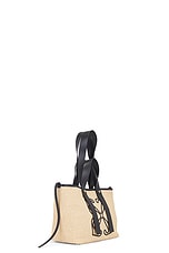 OFF-WHITE Day Off Small Raffia Bag in Beige, view 4, click to view large image.