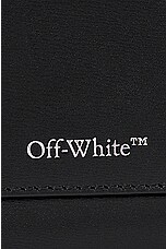 OFF-WHITE Jitney 1.0 Shoulder Bag in Black & Silver, view 6, click to view large image.