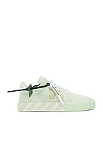 OFF-WHITE Low Vulcanized Canvas Sneaker in Mint | FWRD