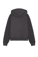 Objects IV Life Thought Bubble Paneled Hoodie in Anthracite Grey, view 2, click to view large image.