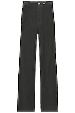 Objects IV Life Drawstring Pants in Anthracite Grey, view 1, click to view large image.