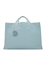 Objects IV Life Logo Beach Tote in Ice Blue, view 1, click to view large image.