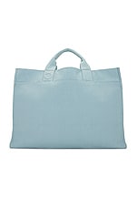 Objects IV Life Logo Beach Tote in Ice Blue, view 2, click to view large image.