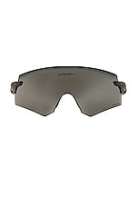 Oakley Encoder Sunglasses in Black & Grey, view 1, click to view large image.