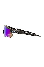 Oakley Radar Ev Path Sunglasses in Black & Blue, view 3, click to view large image.