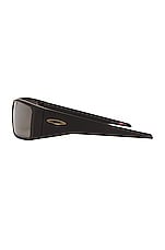 Oakley Heliostat Polarized Sunglasses in Black & Grey, view 3, click to view large image.