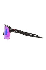 Oakley Sutro Lite Sunglasses in Black & Purple, view 3, click to view large image.