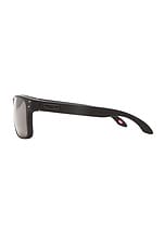 Oakley Holbrook Square Sunglasses in Matte Black, view 3, click to view large image.