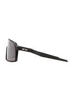 Oakley Sutro Shield Sunglasses in Polished Black, view 3, click to view large image.