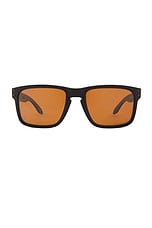 Oakley Holbrook Polarized Sunglasses in Brown, view 1, click to view large image.