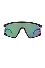 Oakley Bxtr Metal Sunglasses in Black & Purple, view 1, click to view large image.