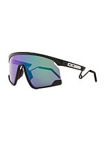 Oakley Bxtr Metal Sunglasses in Black & Purple, view 2, click to view large image.