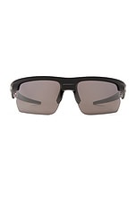 Oakley Bisphaera Polarized Sunglasses in Black, view 1, click to view large image.